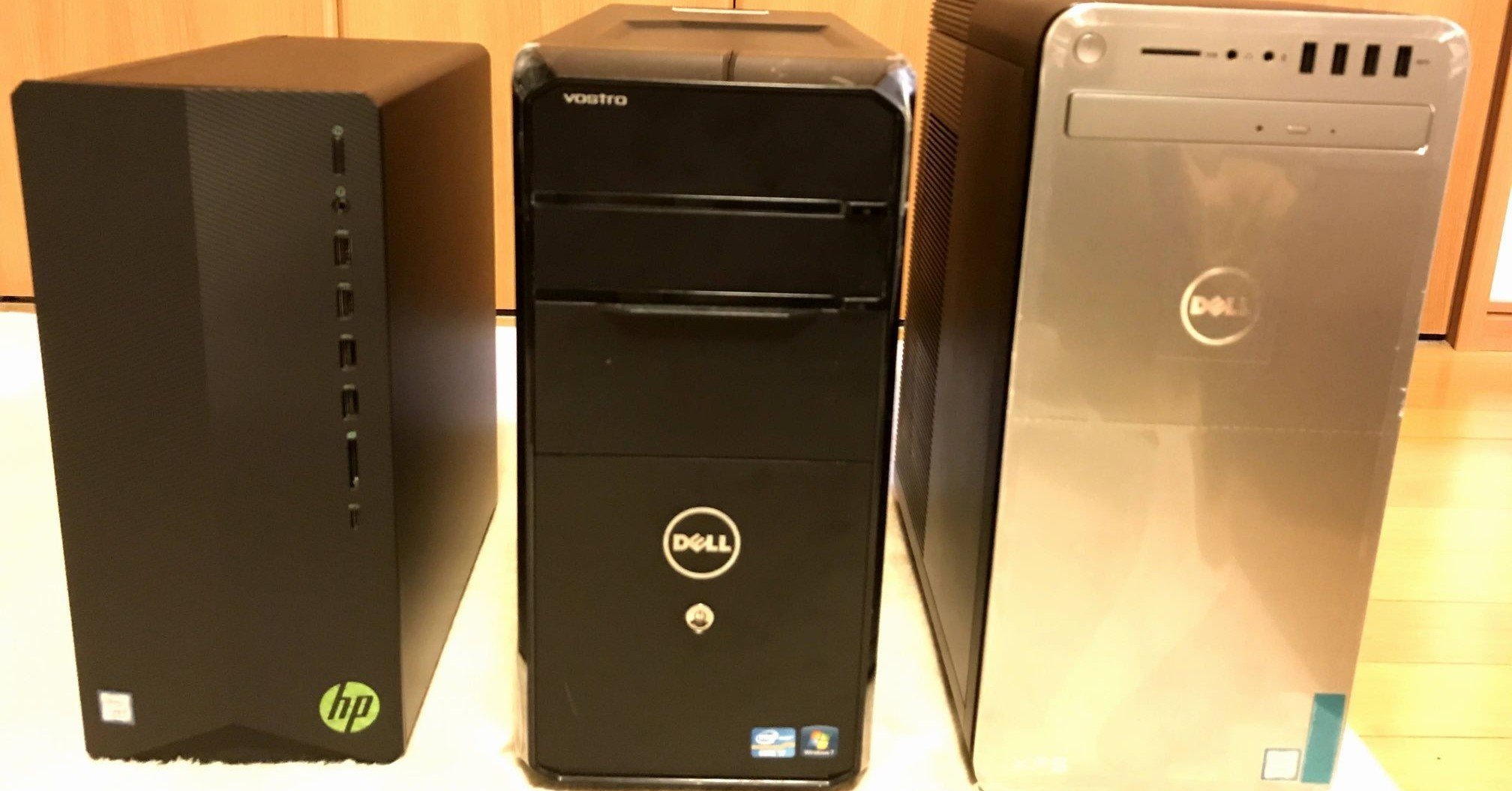 HP Pavilion Gaming Desktop TG01-0720jp を並べてみた｜T884