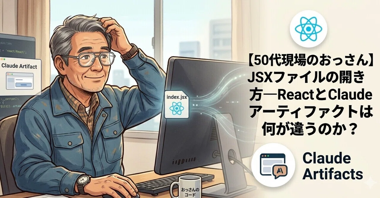 [A Guy in His 50s on the Job] How to Open JSX Files—What Is the ...