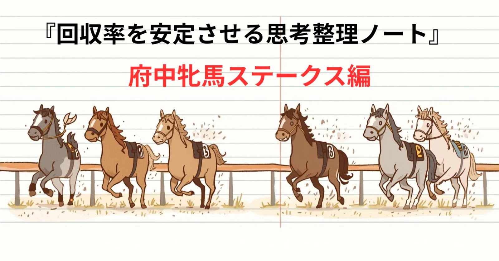 思考整理ノート&激アツ！激走穴馬！！ -「府中牝馬ステークス」編