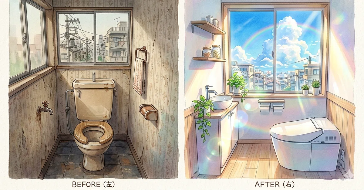 Renovation Edition | I tried replacing two toilets by myself｜トホホな老後