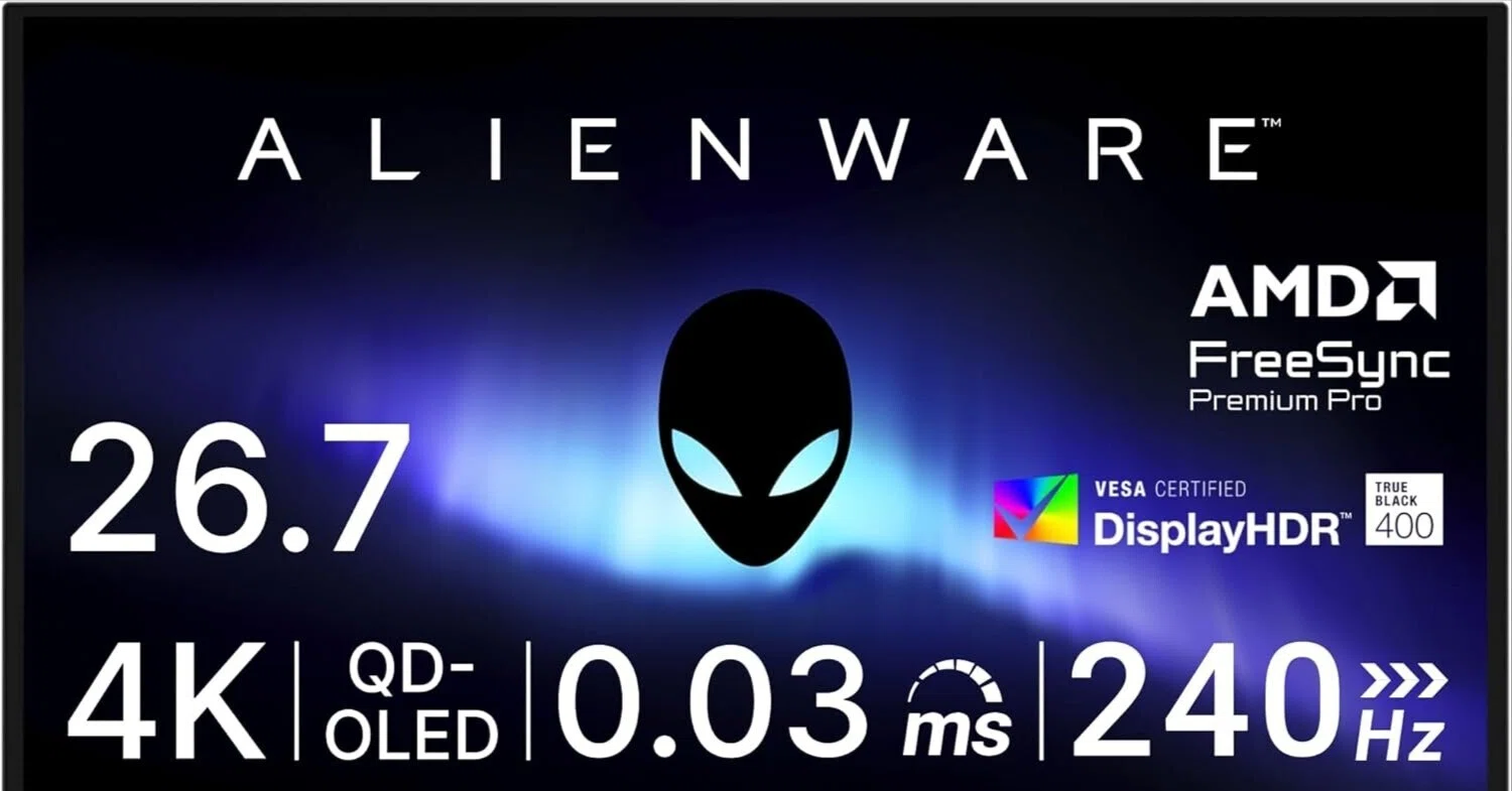 Dell AW2725Q 26.7インチ 有機EL Alienware ゲーミングモニター(無輝点 