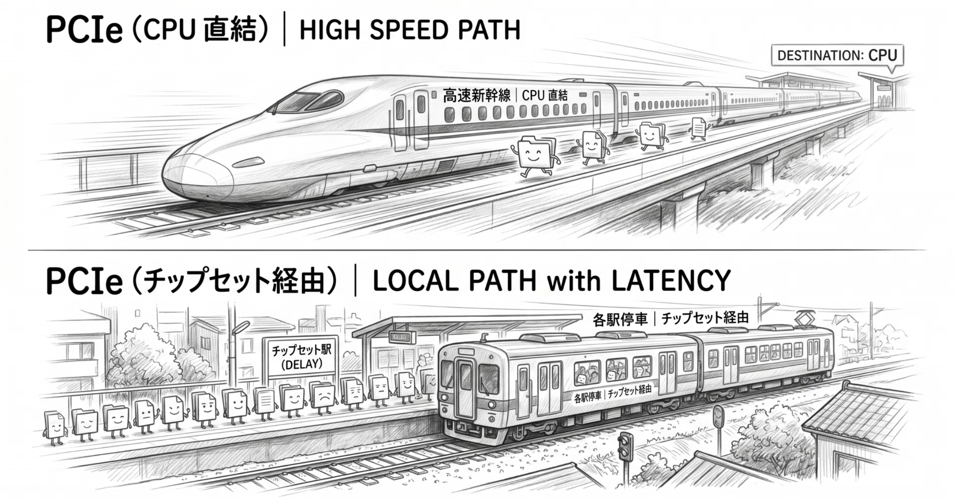 グラフィックボード二枚挿しへの道 〜 チップセット経由の PCIe に