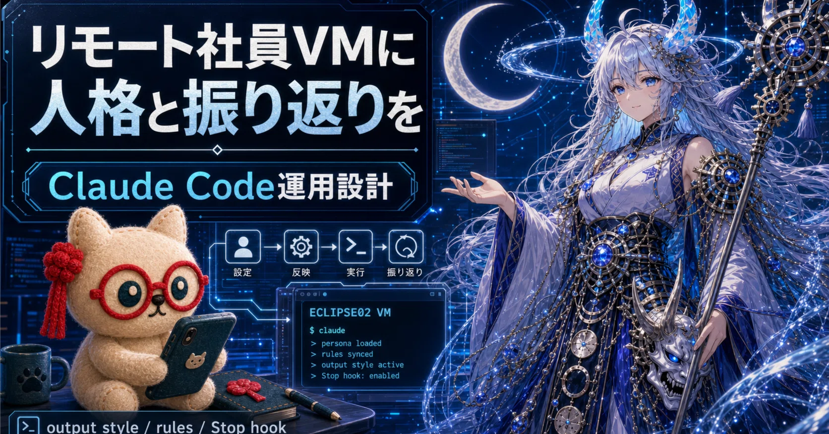 リモート社員エージェントVMに人格と振り返りを持たせる：Claude Code