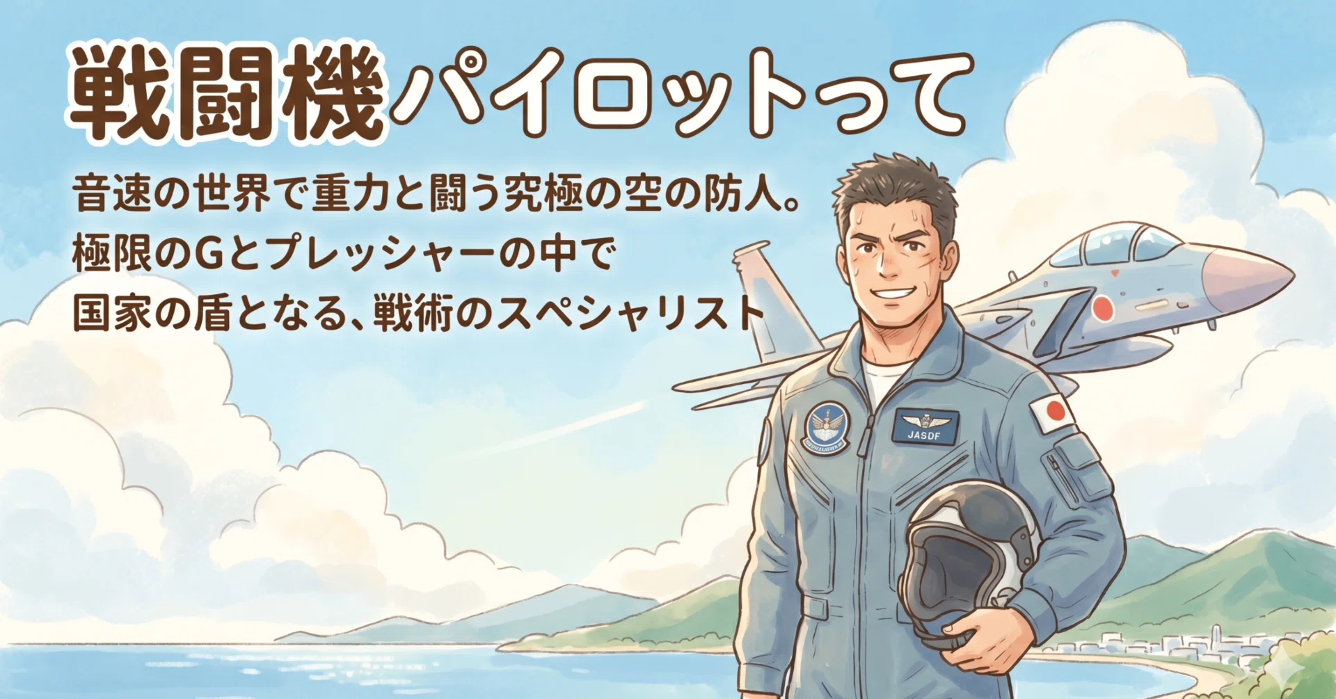 戦闘機パイロット｜音速の世界で重力と闘う究極の空の防人。極限のGと 