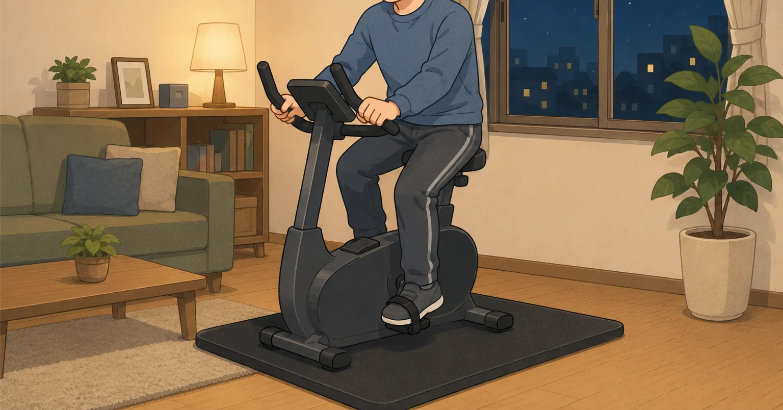 エアロバイクの防音マットをネットで買って後悔した日。そして気づいた 