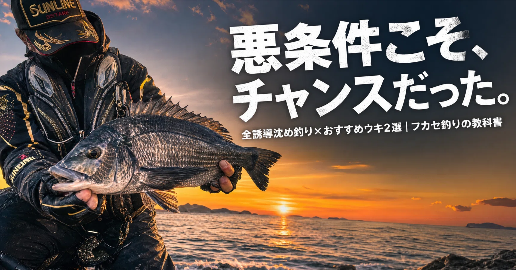 フカセ釣り】全誘導沈め釣りとは？仕掛けの仕組みとおすすめウキ2選