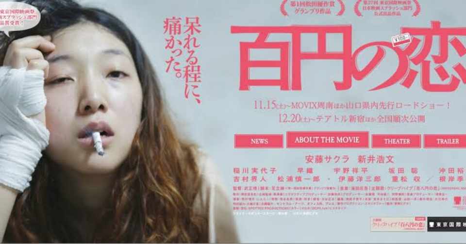 映画感想文 百円の恋 焼き餃子 Note