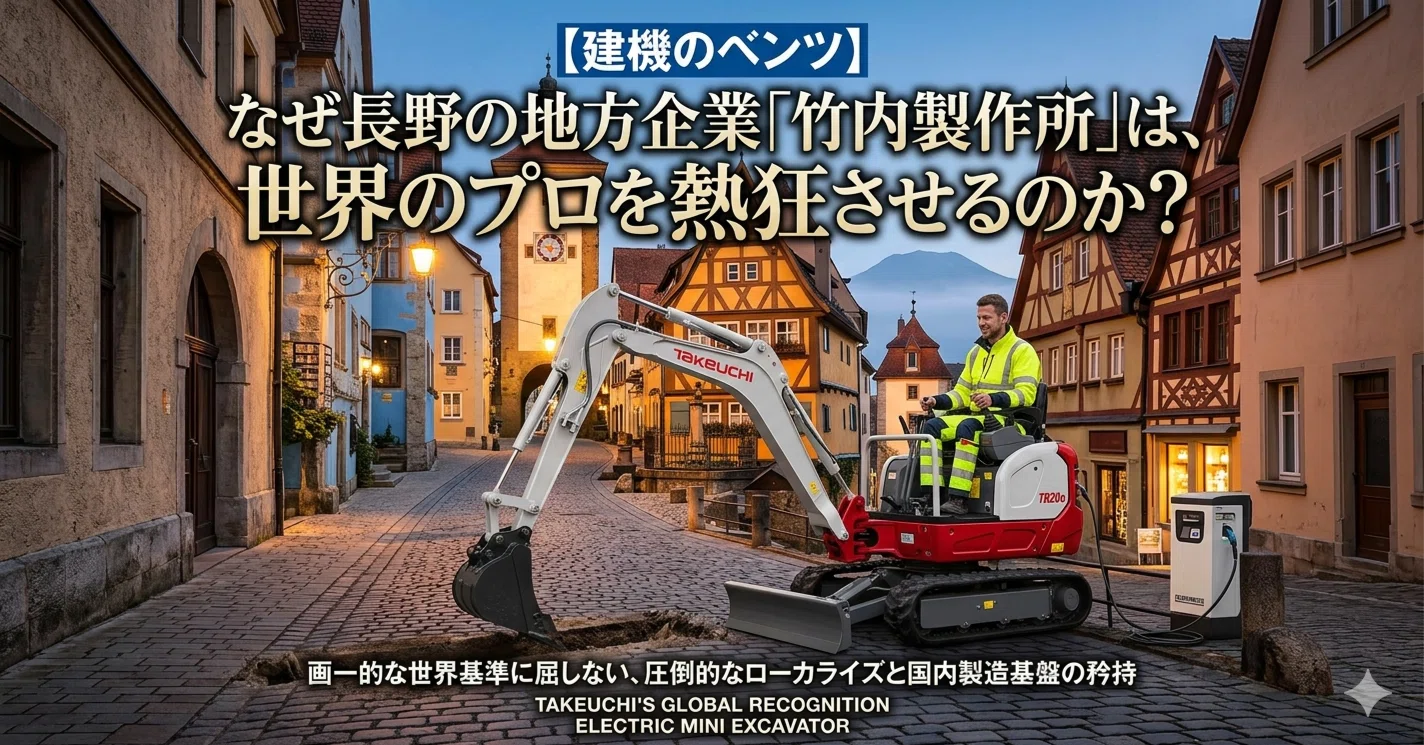 建機のベンツ】なぜ長野の地方企業「竹内製作所」は、世界のプロを熱狂 建機のベンツ】なぜ長野の地方企業「竹内製作所」は、世界のプロを熱狂