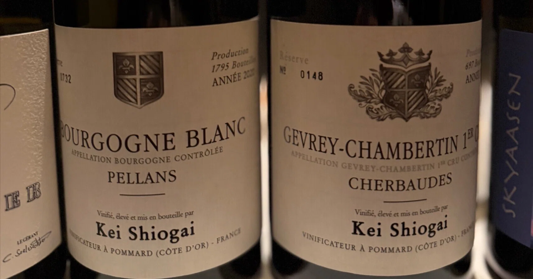ワインは変わる。人は変わる？Kei Shiogai Pellans Bourgogne Blanc