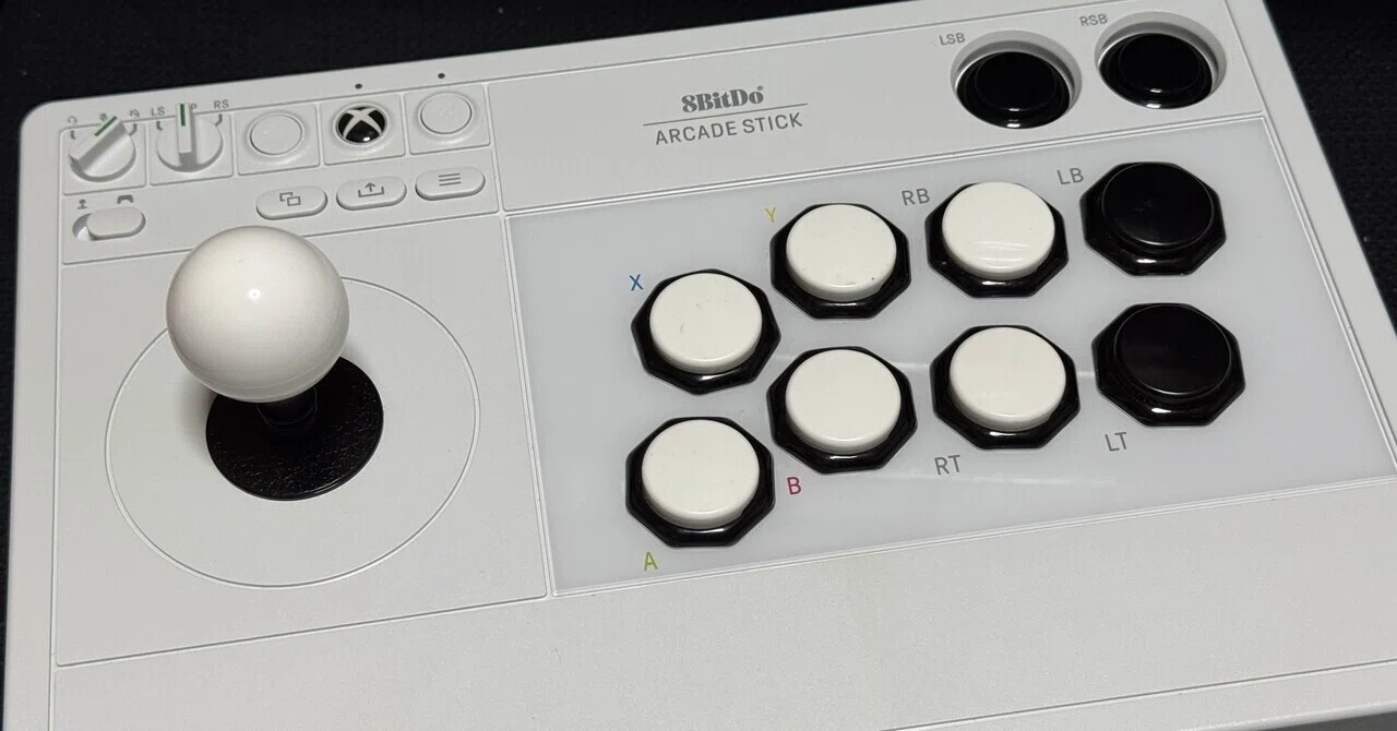アケコン（8Bitdo Arcade Stick for Xbox）のレバーを換装した感想。｜えに