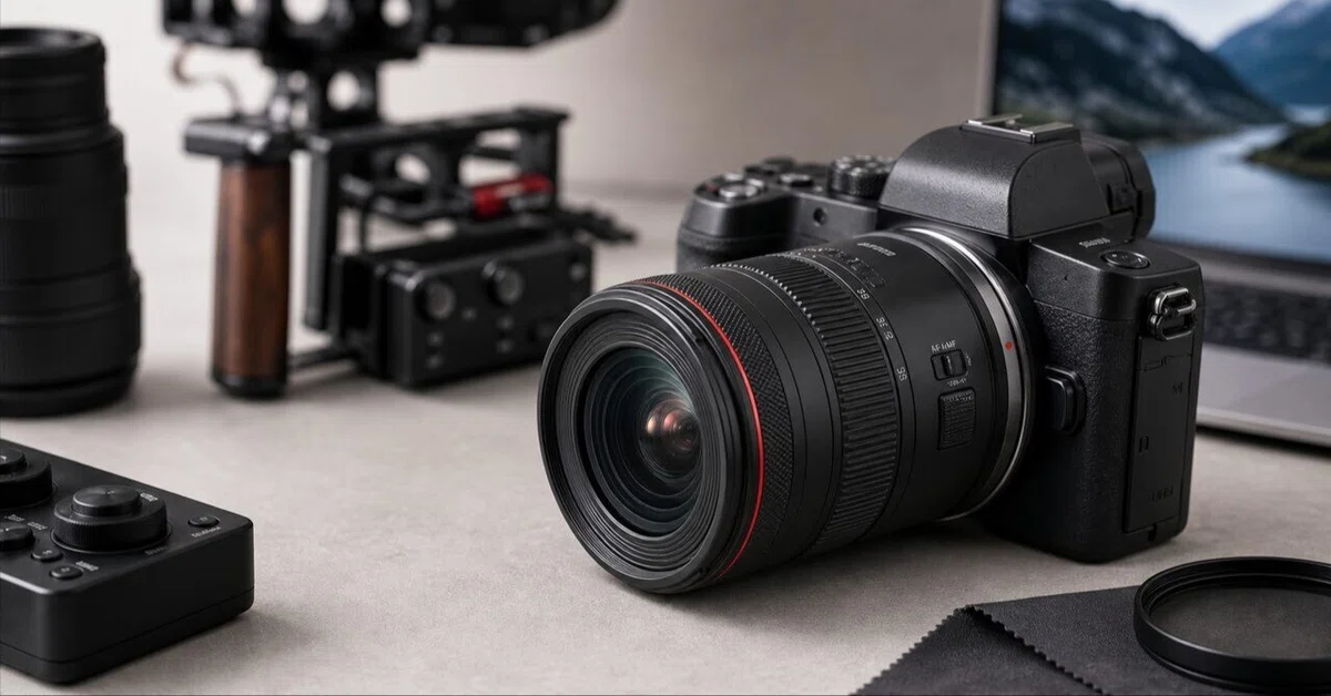 Canon RF20-50mm F4 L IS USM PZレビュー・口コミ評判と特徴 約420gの
