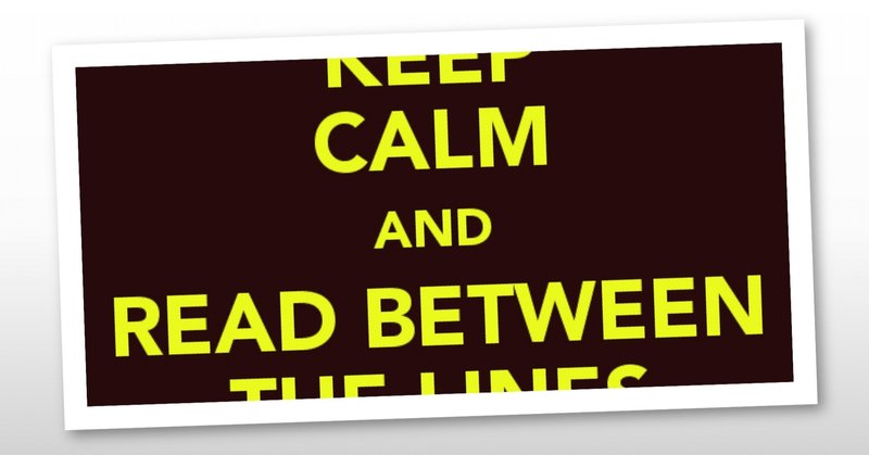 KEEP CALM AND READ BETWEEN THE LINES-a doctor at the beginning of May and what I have found in my first experience of telemedicine with patients.