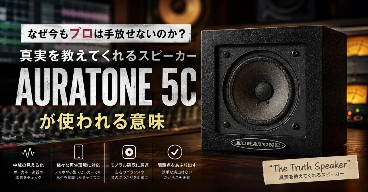 なぜAuratone 5Cは今も使われ続けるのか？｜N15BASE