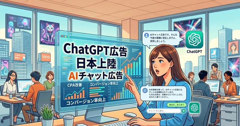 ChatGPT広告、日本上陸。マーケターが今すぐ知るべき「AIチャット広告」の新常識