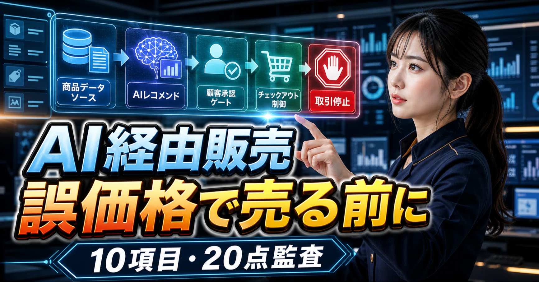 AI経由販売で誤価格を売らない。主力商品を20点で見る10項目｜おたま 