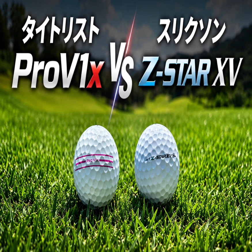 Titleist Pro V1x VS SRIXON Z-STAR XV｜Toshi88さん