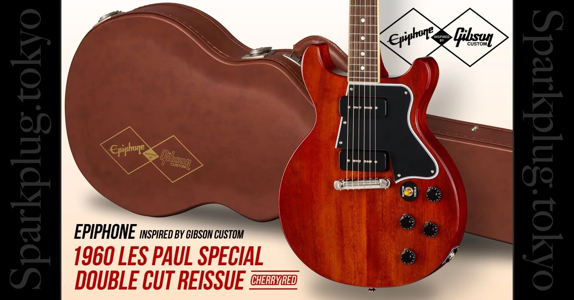 ギブソン エピフォン dot guaranteed チェリーも登場！エピフォン×ギブソンカスタムのコラボによる「1960LP