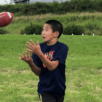 小学生にフラッグフットボールのボールキャッチを教える 高学年編 新見和幸 Note