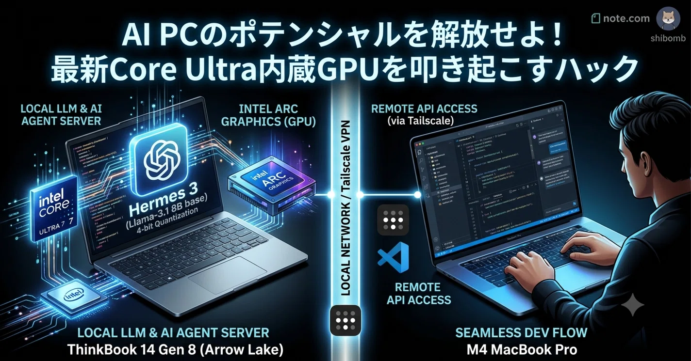 完全ローカルAI】最新Core Ultra (Arrow Lake) の内蔵GPUをUbuntu
