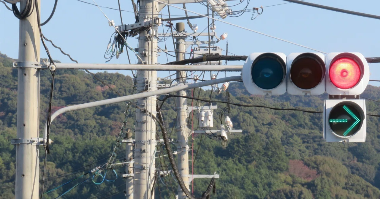 本物　信号機　紬 令和8(2026)年度工事予定【12107】tys入口【山口県の信号機】｜るーと