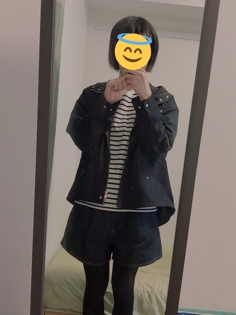 男がレディース服を着てヘアピンつけて外出してみた ショートパンツ ロングソックス編 けあ Note