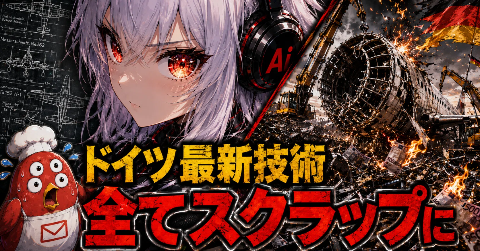 1兆円を燃やしたドイツ最新の「空飛ぶタクシー」・試作品も全て鉄くず 
