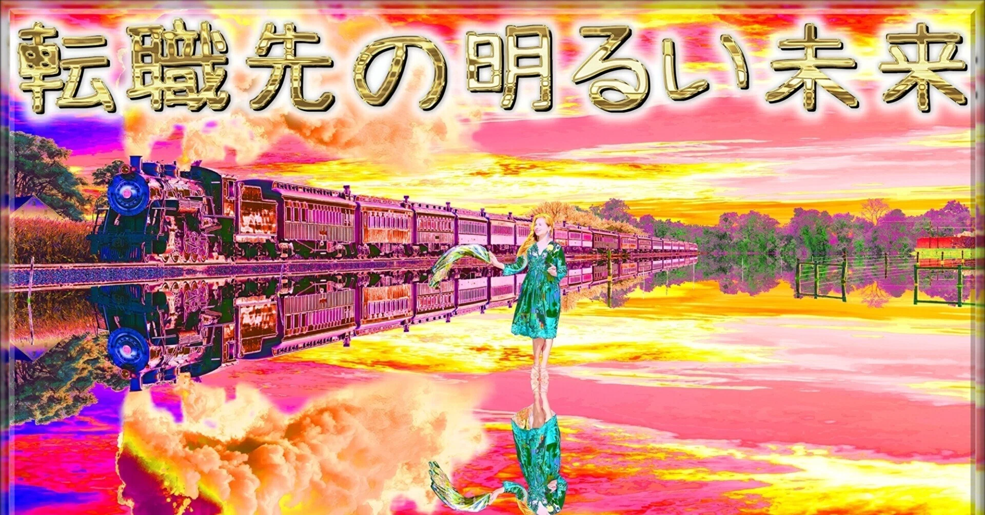 転職先の明るい未来」｜ジョー「鏡面反射のデジタルアートブログ」(鈴木穣)