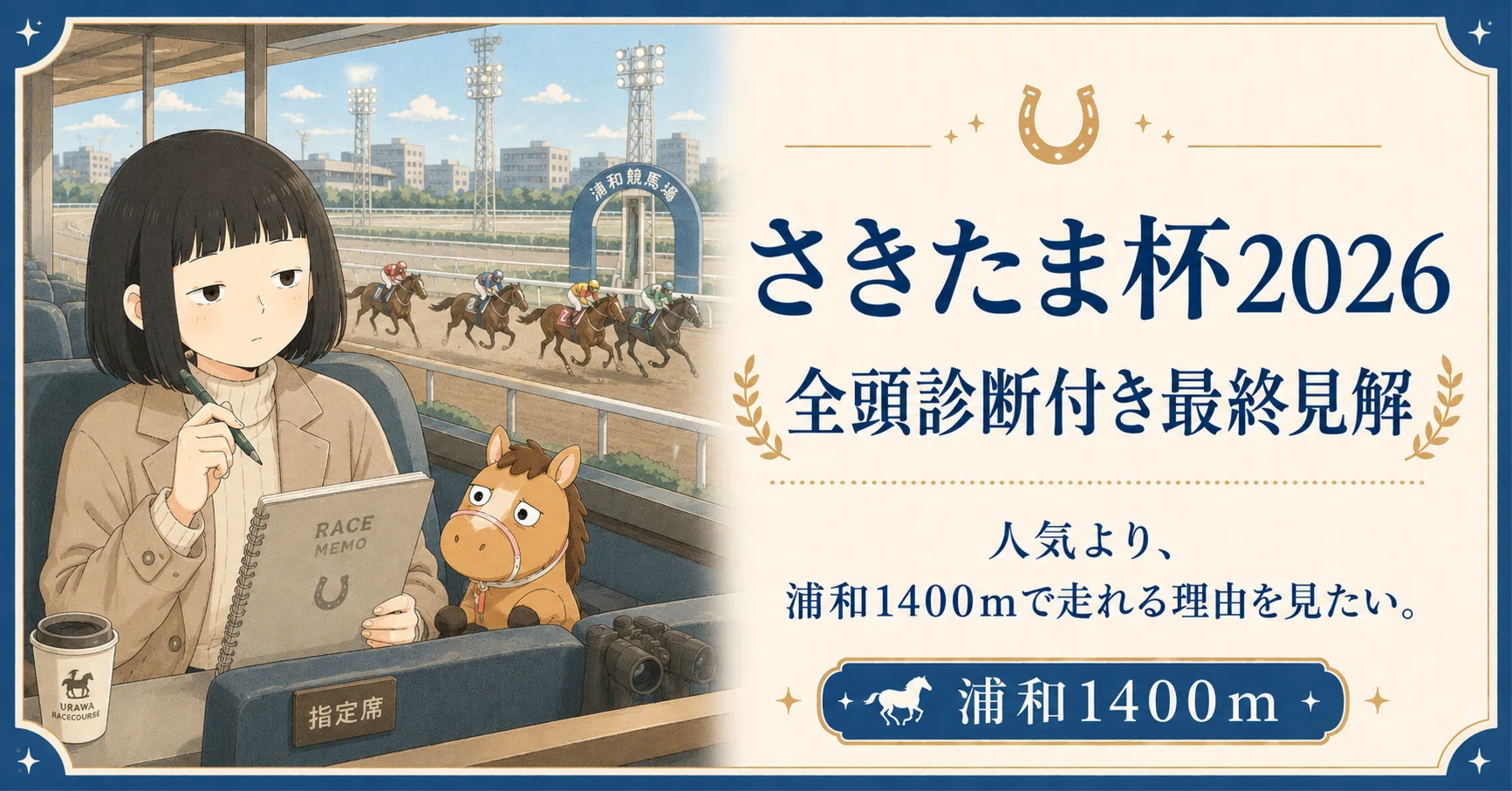 レース回顧あり！｜JpnⅠ さきたま杯2026 全頭診断付き最終見解