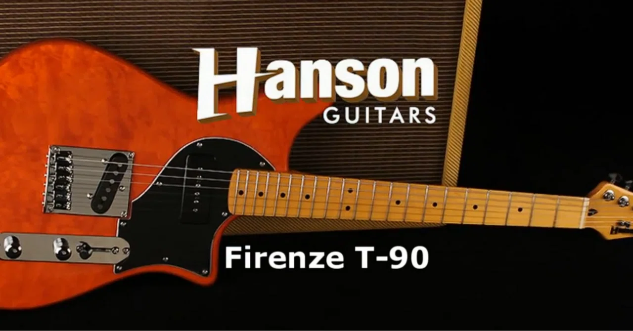店員さんも知らなかった謎のテレマスギター、HANSON Firenze T-90を