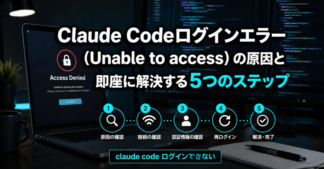 Causes of Claude Code Login Errors (Unable to access) and 5 Steps to ...