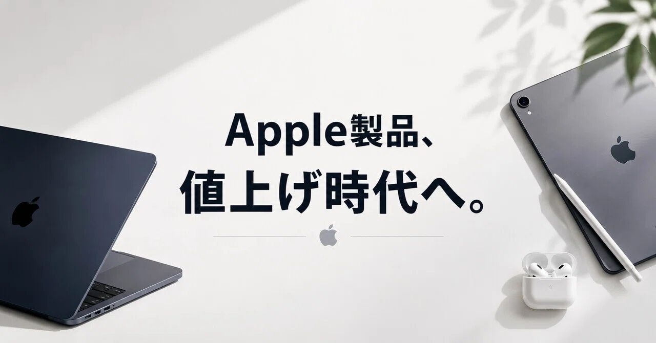Apple製品、いよいよ値上げ時代へ。今のうちに買っておいても後悔し