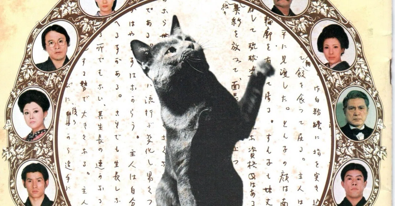 映画『吾輩は猫である』／『桜の森の満開の下』パンフレット｜銀漢堂