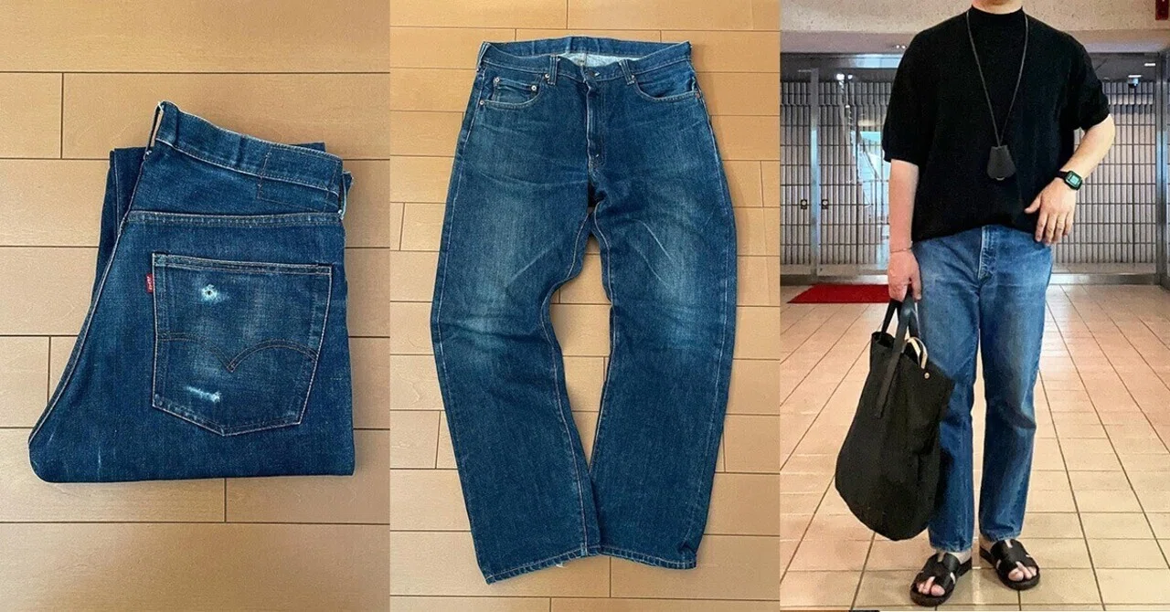 リーバイス505 ブルーデニム ジーンズ 古着 W36 L32 中古・古着通販 