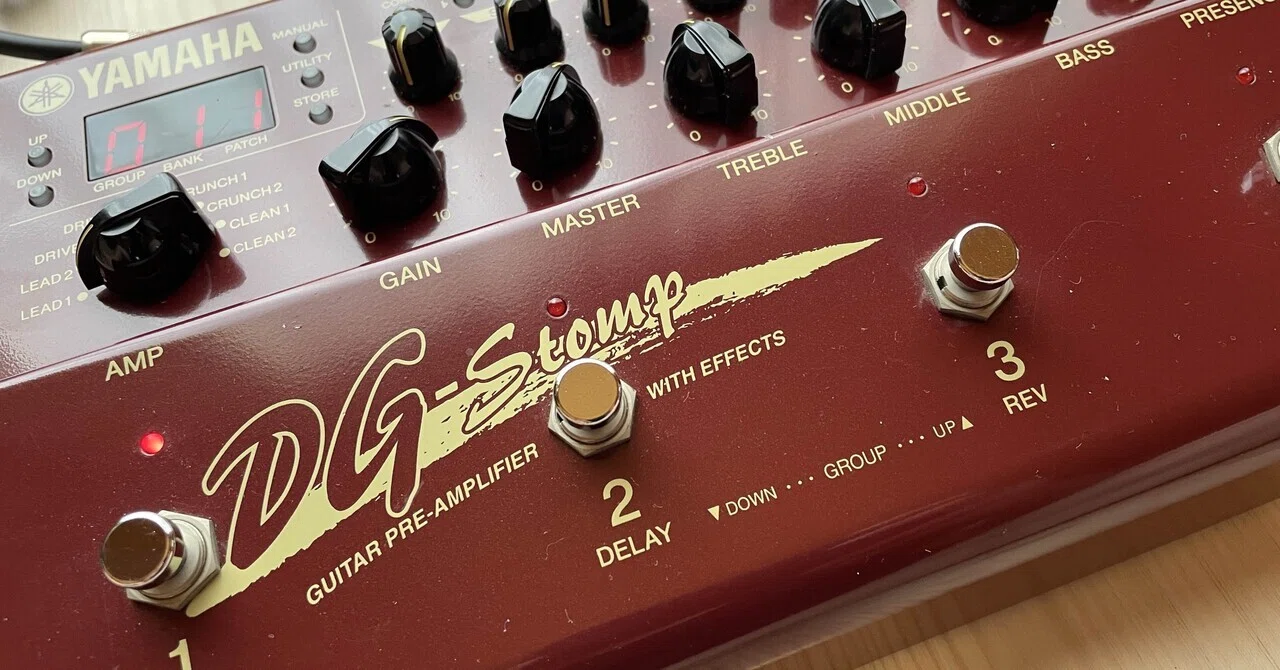懐かし機材 YAMAHA DG-stomp｜HiMat9