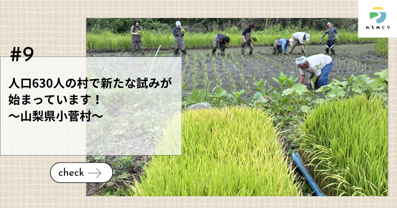 人口630人の村で新たな試みが始まっています!~山梨県小菅村~