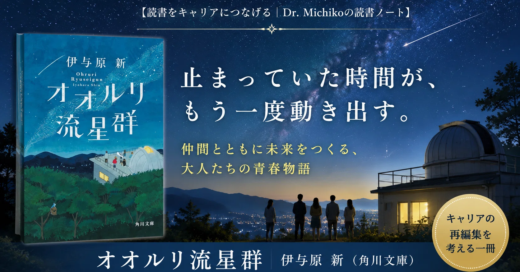 読書をキャリアにつなげる｜Dr. Michikoの読書ノート】『オオルリ流星
