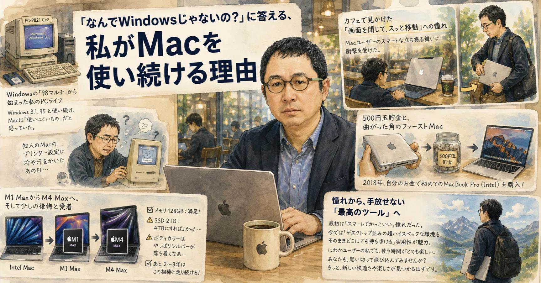 なんでWindowsじゃないの？」に答える、私がMacを使い続ける理由｜前多昌顕