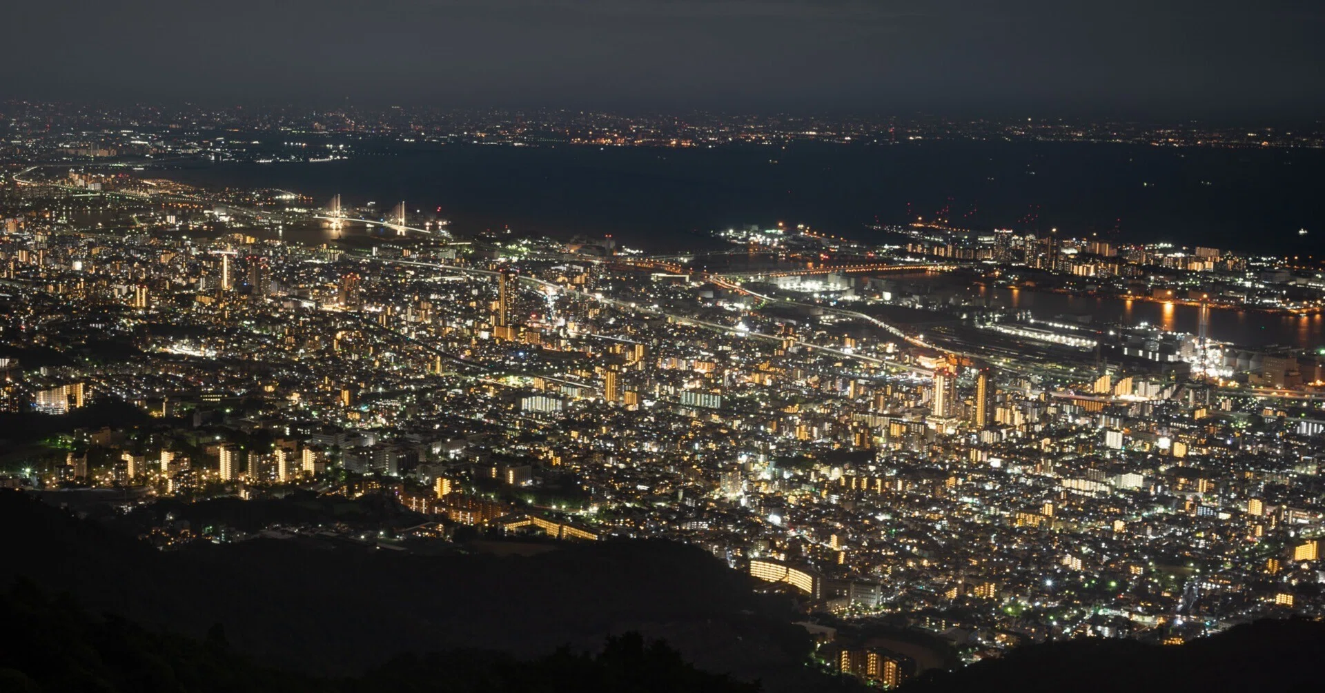 兵庫】サンダルで六甲山ナイトハイク！？1000万ドルの夜景とドライブ