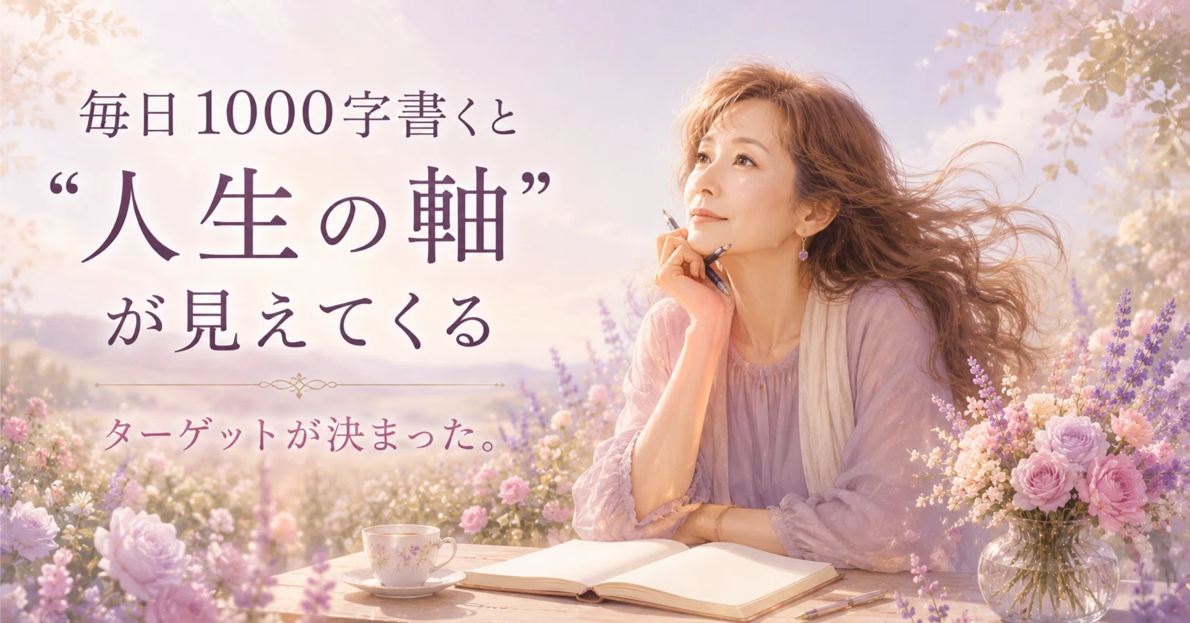 本田健さん/毎日1000字書くと