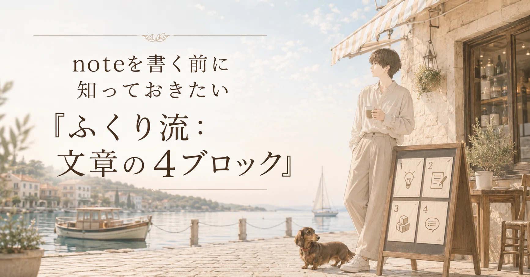 The 'Fukuri Style: 4-Block Structure' to Know Before Writing a Note｜ふくり