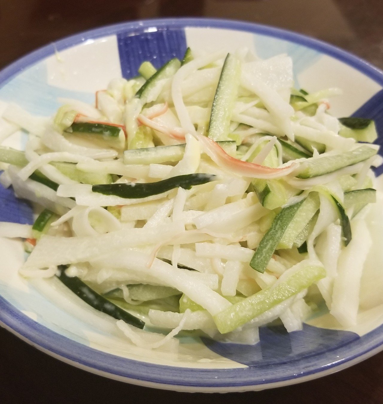 簡単 モリモリ食べちゃう大根とキュウリのサラダ わこママ Note