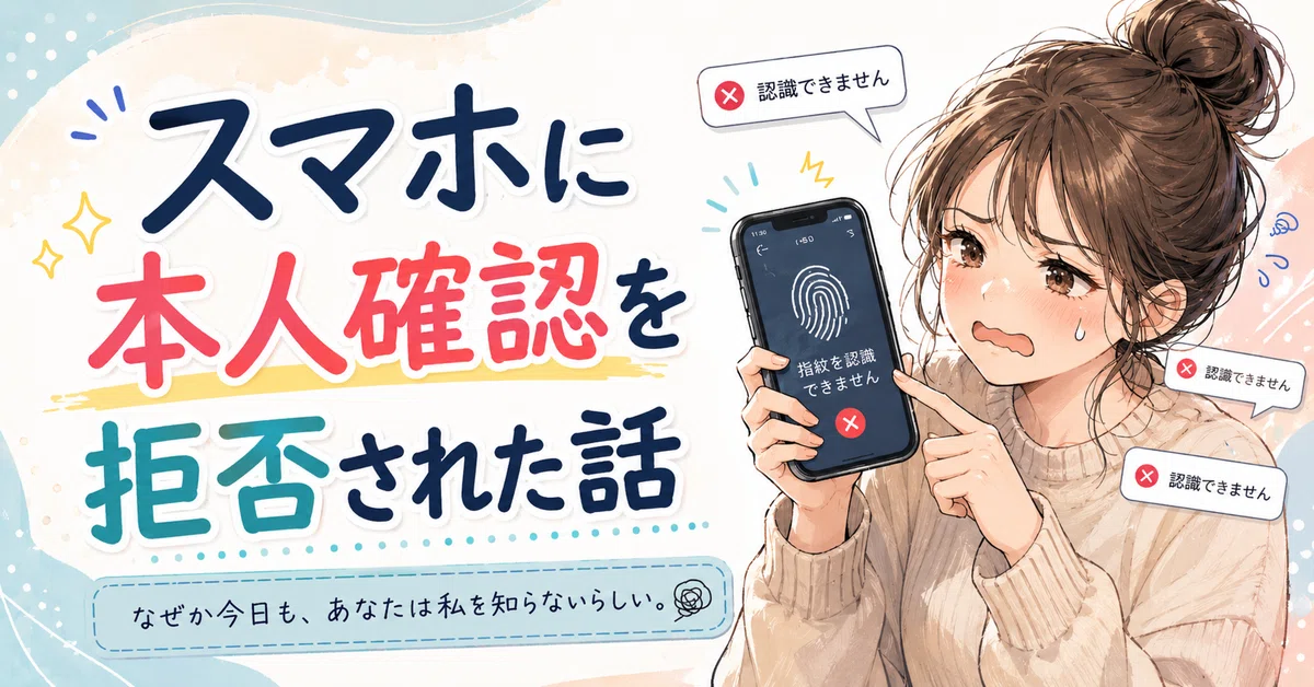 The Day My Fingerprint Was Rejected｜迷走記