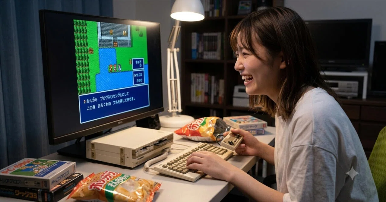 むむページ PasocomMini PC-8801mkIISRの発売に備えて雑誌からゲームを読み取る