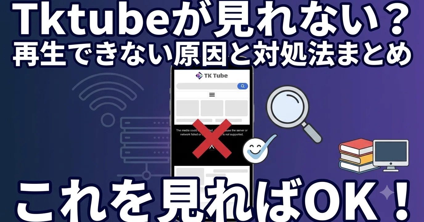 tktube 見れない html5