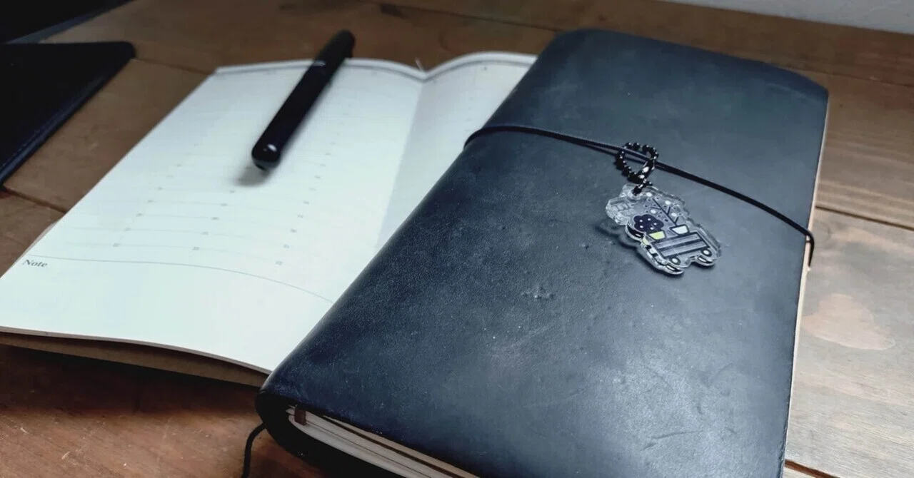 Traveler's notebook 】📓#03トラベラーズノート「黒ペン・赤ペン