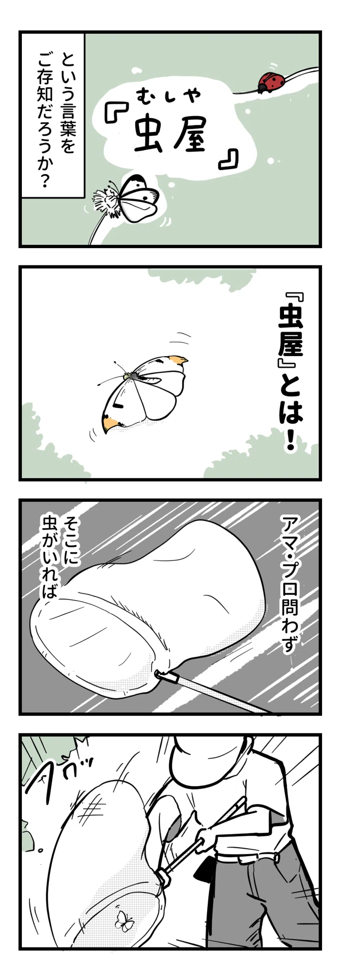 まんが】虫屋の娘。1｜冷え田やっこ｜漫画家