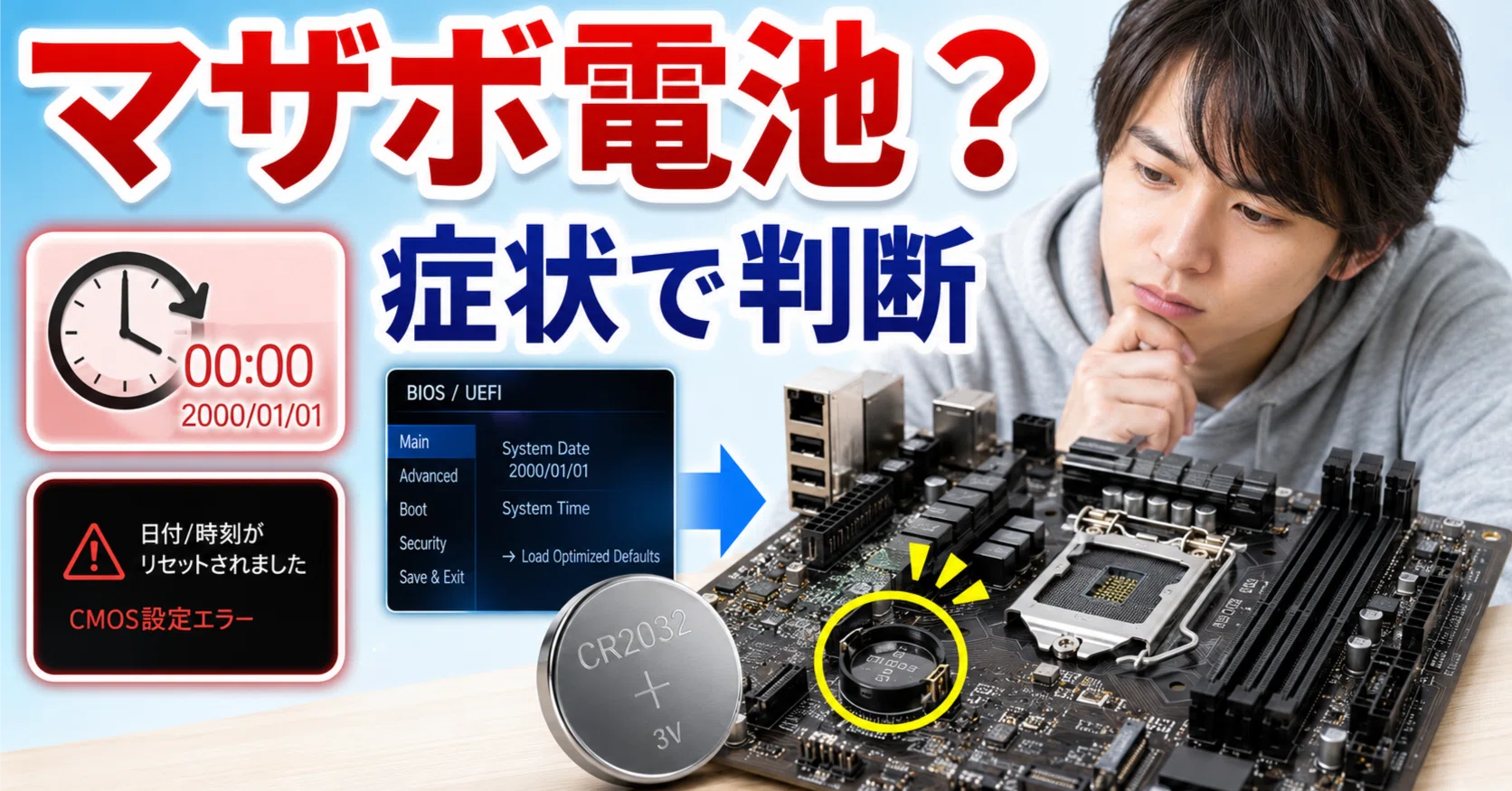 マザーボード の 電池｜pc_masami
