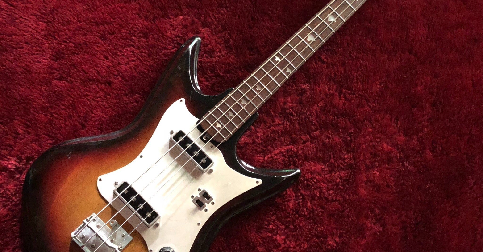 メンテナンス済 TEISCO テスコ S2 ビザールギター テレキャスタイプ SP-62 Spectrum Metallic Blue Teisco エレクトリックギター その他の