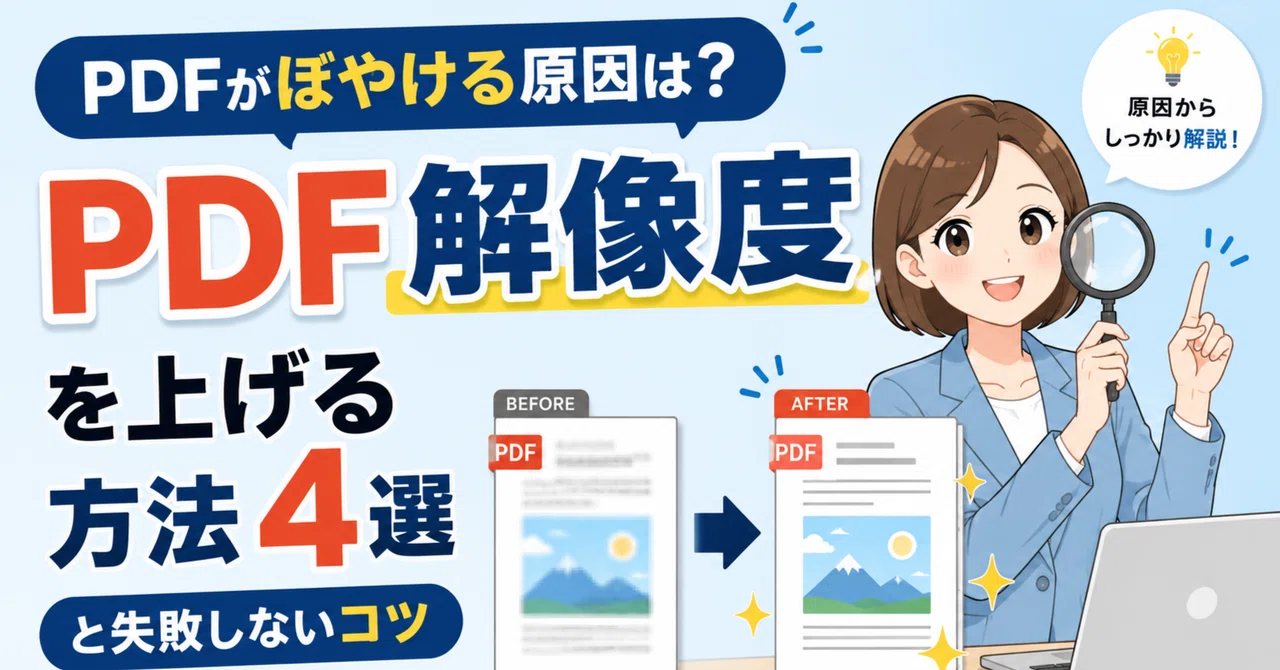 Why is my PDF blurry? 4 ways to increase PDF resolution and tips for ...