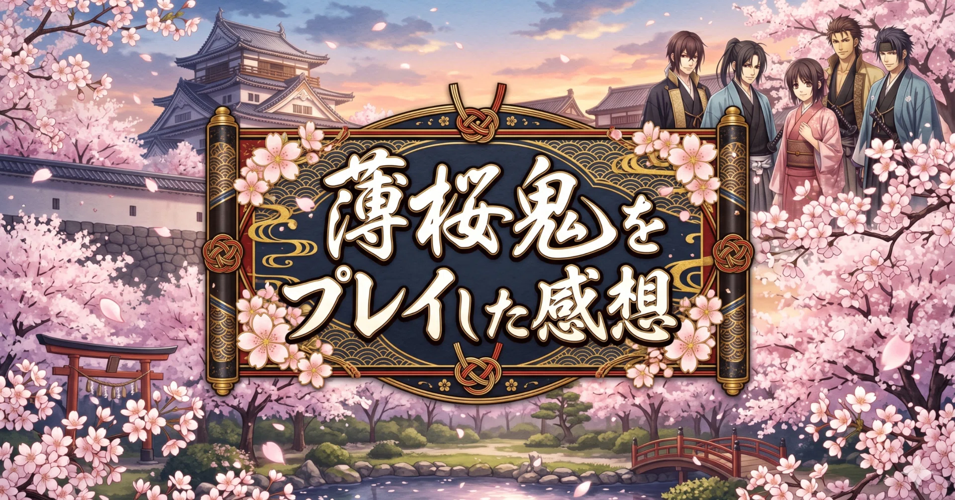 薄桜鬼をプレイした感想｜raishin